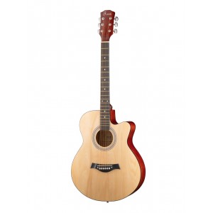FFG-4001C-NAT Акустическая гитара, с вырезом, цвет натуральный, Foix