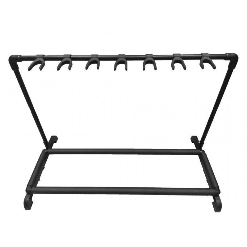 FL-17W Стойка для семи гитар, на колесах, Flanger