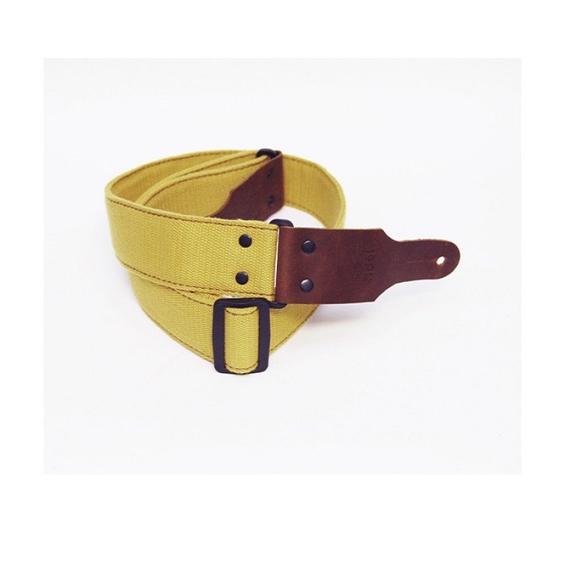 FL10048CD CottonDrive Ремень для гитары, горчица, Fidel