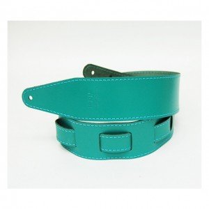 FL111004LP Premier Ремень для гитары, кожаный, бирюзовый, Fidel