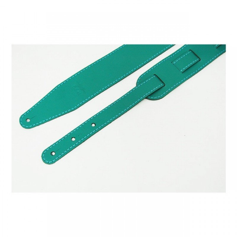 FL111004LP Premier Ремень для гитары, кожаный, бирюзовый, Fidel