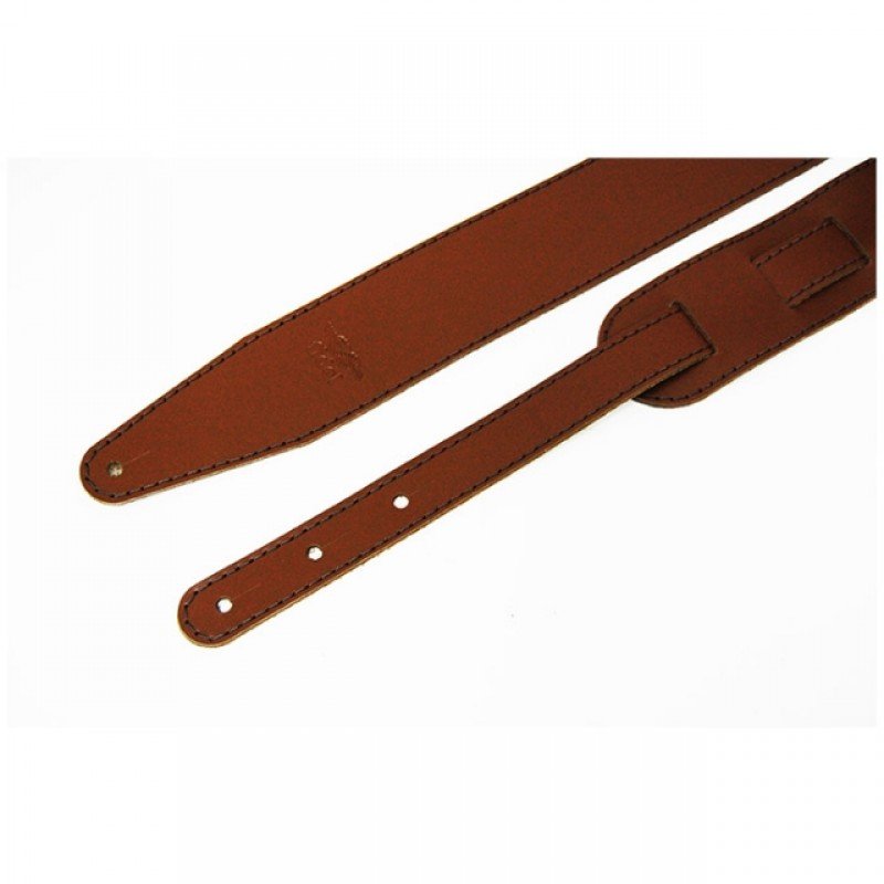 FL111033LP Premier Ремень для гитары, кожаный, коричневый, Fidel