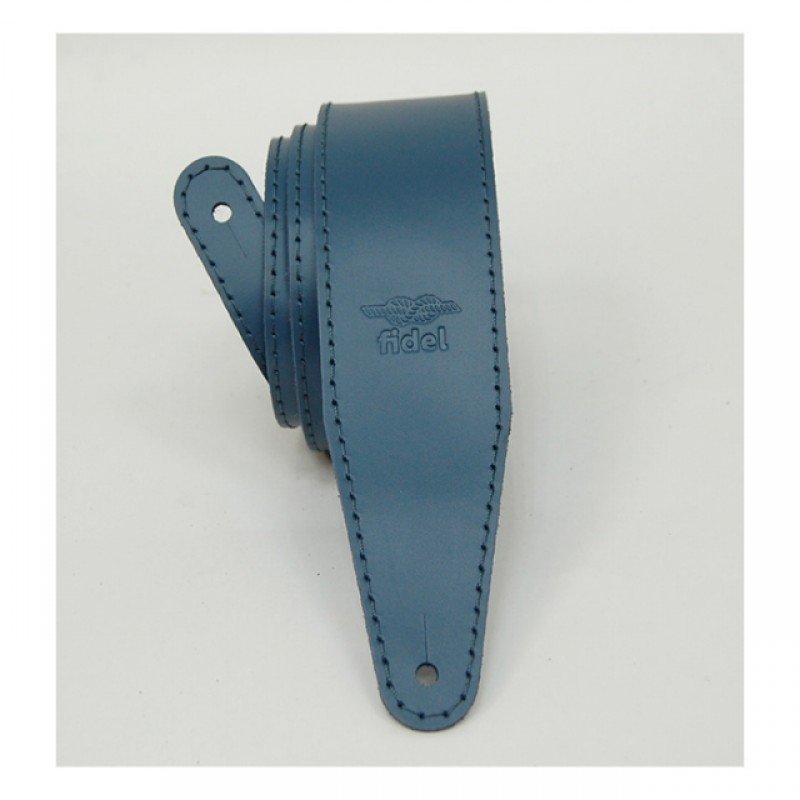 FL111036LP Premier Ремень для гитары, кожаный, синий, Fidel