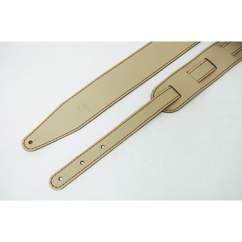 FL111042LP Premier Ремень для гитары, кожаный, бежевый, Fidel