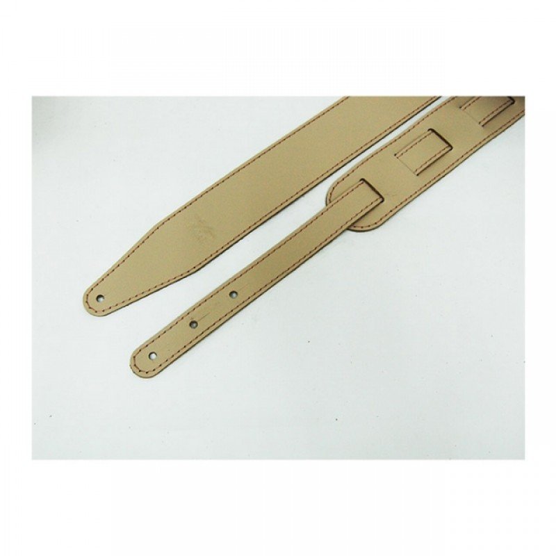 FL111043LP Premier Ремень для гитары, кожаный, бежевый, Fidel