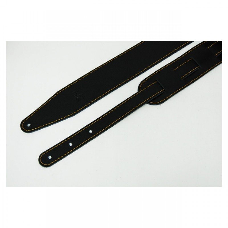 FL111047LP Premier Ремень для гитары, кожаный, черный, Fidel