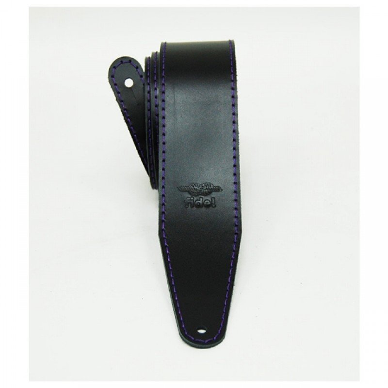 FL111049LP Premier Ремень для гитары, кожаный, черный, Fidel