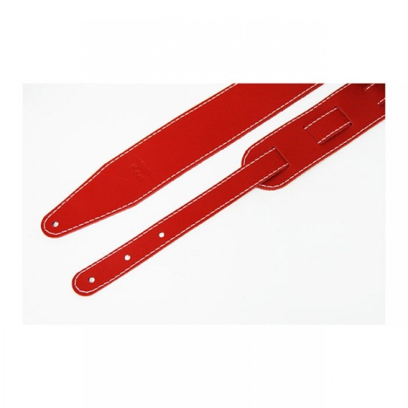 FL111055LP Premier Ремень для гитары, кожаный, красный, Fidel