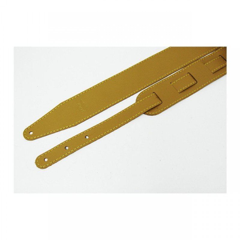 FL111060LP Premier Ремень для гитары, кожаный, горчица, Fidel