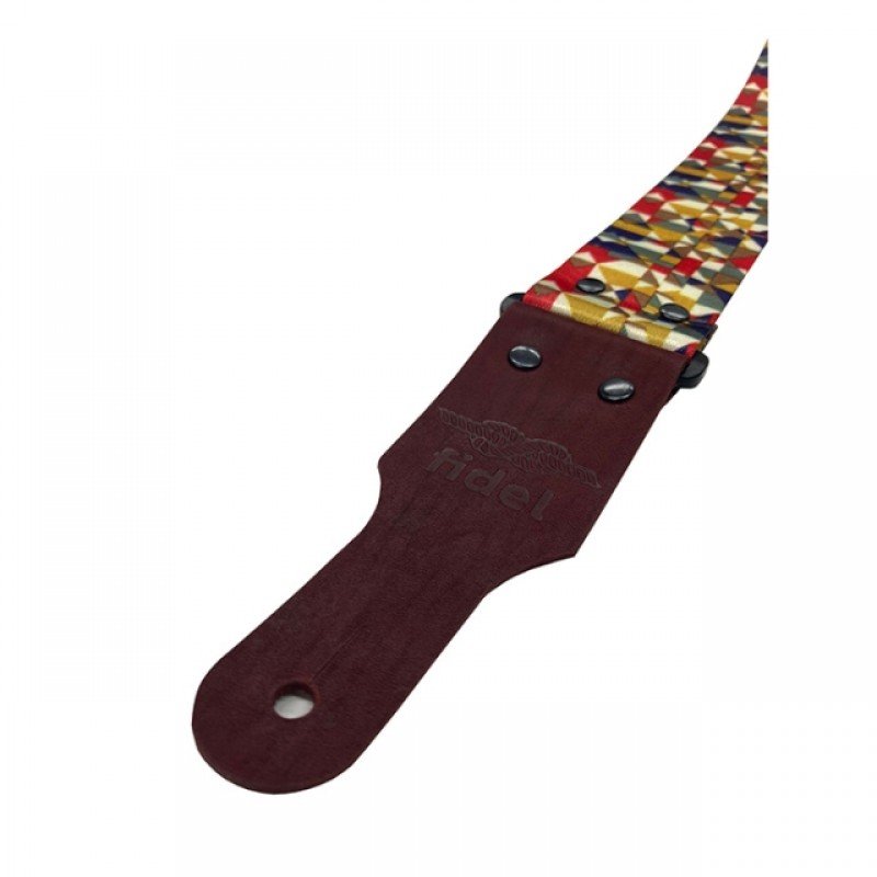 FL40162PA PolyArt Ремень для гитары, полиэстер, мозаика, Fidel