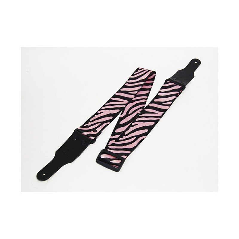 FL40203PA PolyArt Ремень для гитары, полиэфир, розовая пантера, Fidel