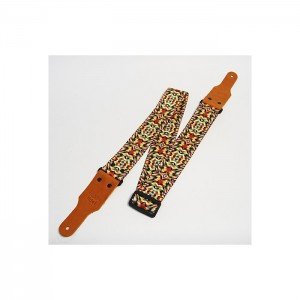 FL40219PA PolyArt Ремень для гитары, полиэфир, испанский узор, Fidel
