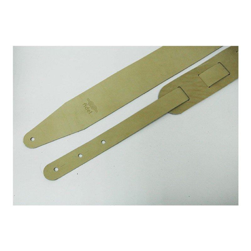FL50029L Leather Ремень для гитары, кожаный, винтажно-белый, Fidel