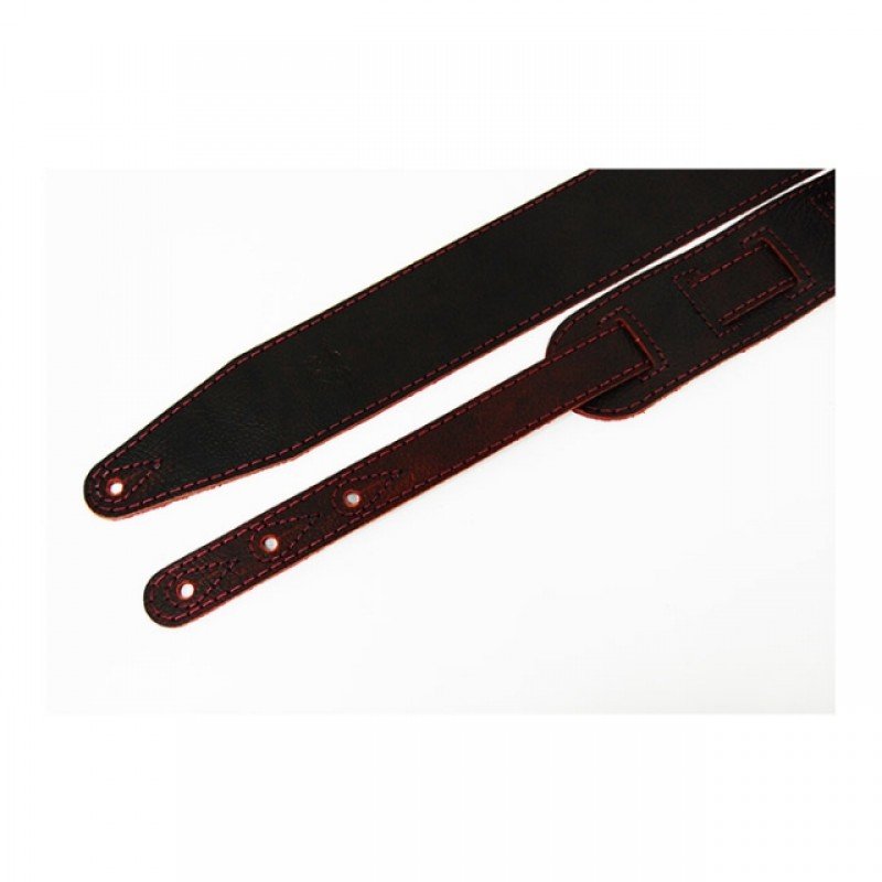 FL60005L21L Leather 21 Ремень для гитары, кожаный, бордо, Fidel