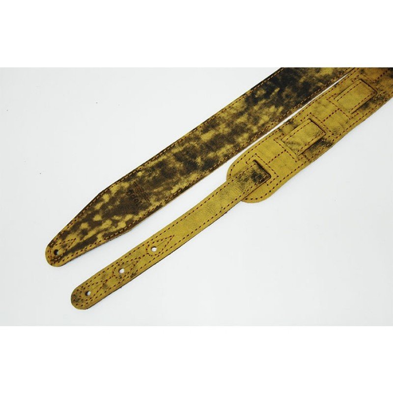 FL60025L21L Leather 21 Ремень для гитары, кожаный, дижон, Fidel