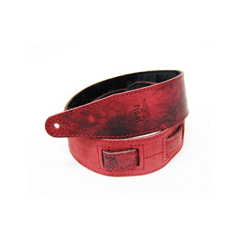 FL60033L21L Leather 21 Ремень для гитары, кожаный, магма, Fidel