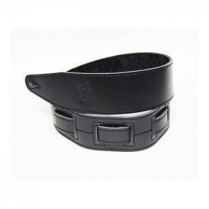FL60043L21L Leather 21 Ремень для гитары, кожаный, черный, Fidel
