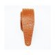 FL660287L11 Leather 11 Ремень для гитары, кожаный, мандарин, тиснение рептилия, Fidel