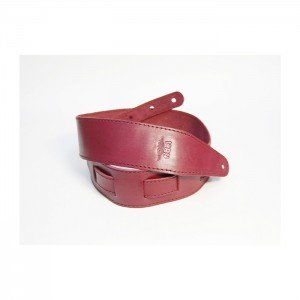 FL66038L11 Leather 11 Ремень для гитары, кожаный, гранат, Fidel