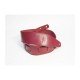 FL66038L11 Leather 11 Ремень для гитары, кожаный, гранат, Fidel