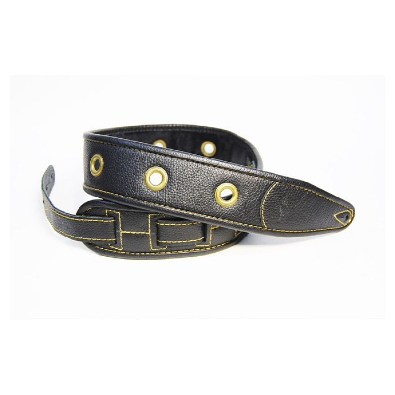 FL7000006CU Leather Custom Ремень для гитары, кожаный, черный, Fidel FL7000006CU Leather Custom Ремень для гитары, кожаный, черный, Fidel