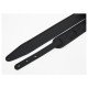 FL700000CU Leather Custom Ремень для гитары, кожаный, черный, Fidel