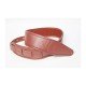 FL700001CU Leather Custom Ремень для гитары, кожаный, красный, Fidel
