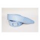FL700004CU Leather Custom Ремень для гитары, кожаный, голубой, Fidel