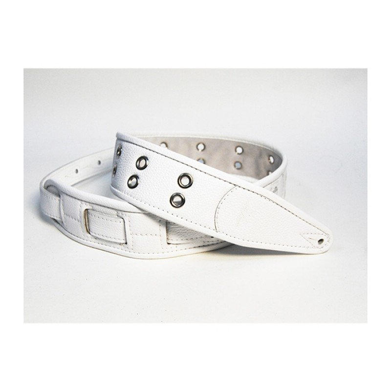 FL7000051CU Leather Custom Ремень для гитары, кожаный, белый, Fidel FL7000051CU Leather Custom Ремень для гитары, кожаный, белый, Fidel