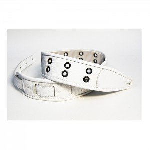 FL7000053CU Leather Custom Ремень для гитары, кожаный, белый, Fidel FL7000053CU Leather Custom Ремень для гитары, кожаный, белый, Fidel
