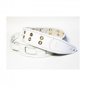 FL7000055CU Leather Custom Ремень для гитары, кожаный, белый, Fidel FL7000055CU Leather Custom Ремень для гитары, кожаный, белый, Fidel