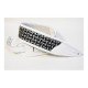 FL70002TCU Leather Custom Textil Ремень для гитары, кожа/текстиль, белый, Fidel FL70002TCU Leather Custom Textil Ремень для гитары, кожа/текстиль, белый, Fidel