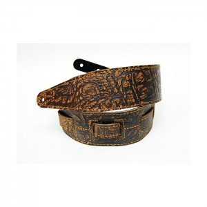 FL80146LT Leather Tigina Ремень для гитары, кожаный, Гранд-Каньон, Fidel