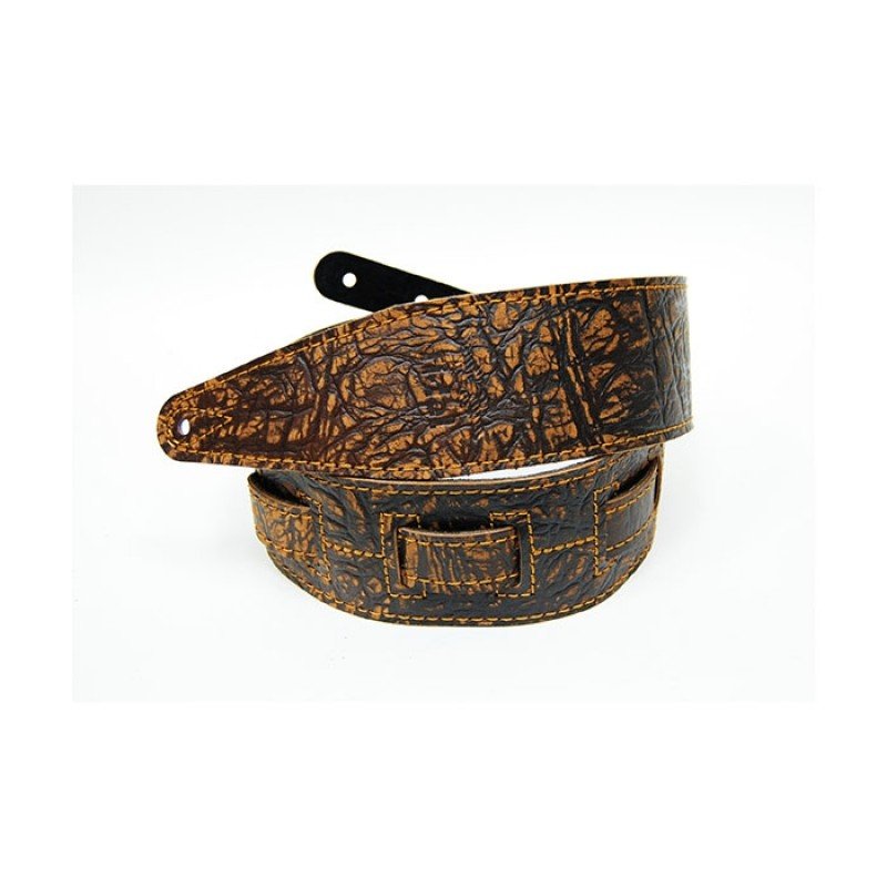 FL80146LT Leather Tigina Ремень для гитары, кожаный, Гранд-Каньон, Fidel