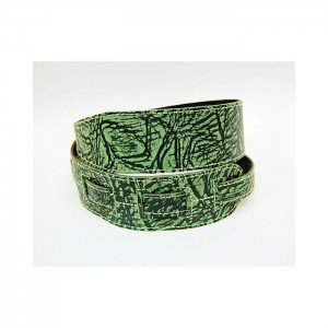 FL8015LT Leather Tigina Ремень для гитары, кожаный, древо жизни, Fidel