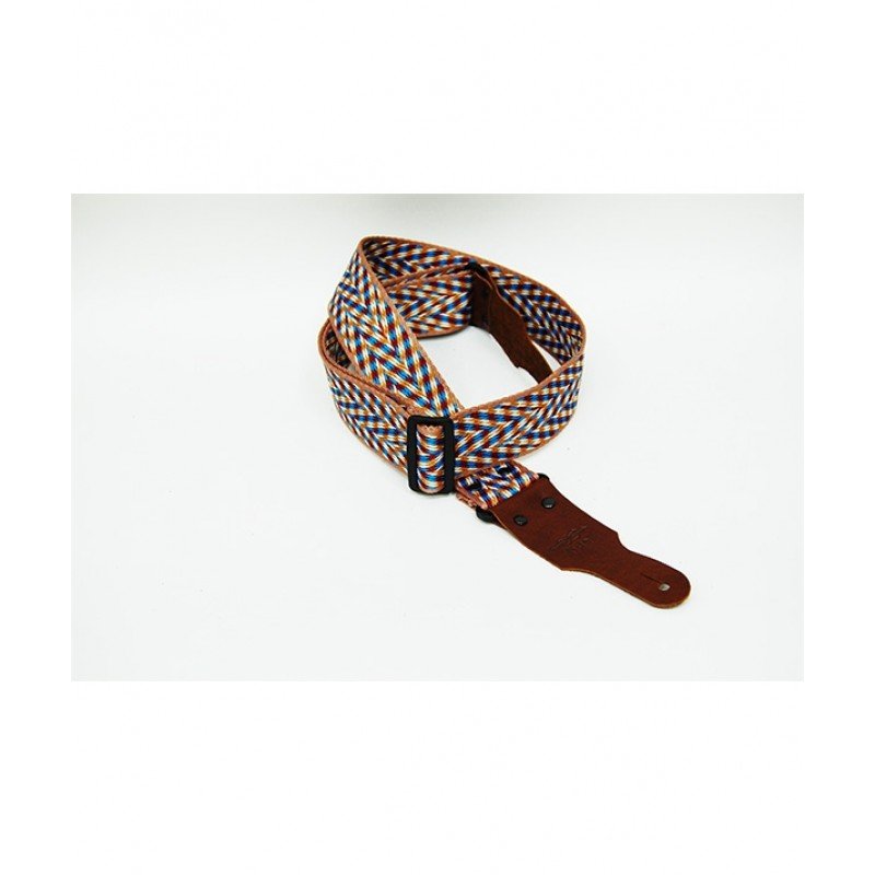 FL9008CS Cotton Strong Ремень для гитары, хлопок, орнамент, Fidel