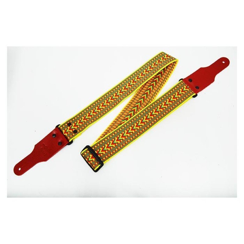 FL9047CS Cotton Strong Ремень для гитары, хлопок, орнамент, Fidel