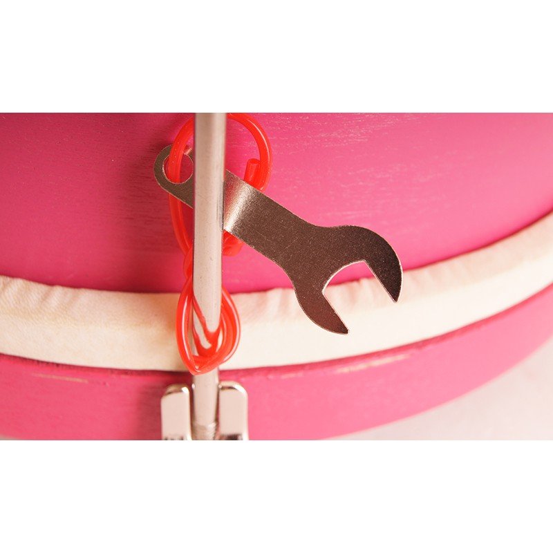 FLT-KTYG-1A Детский барабан розовый, диаметр 22см Lutner