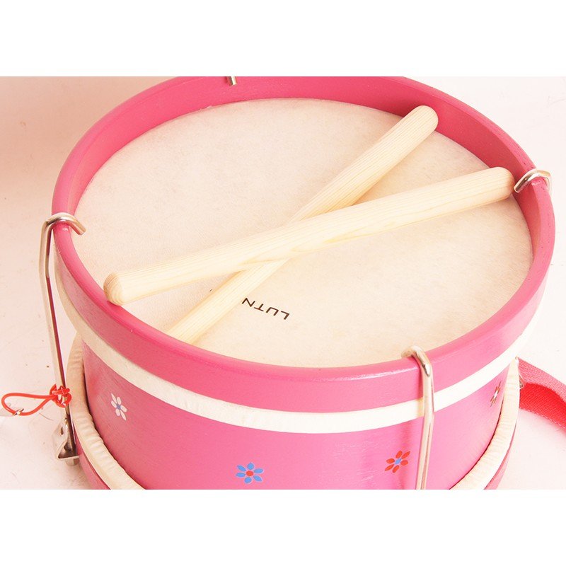 FLT-KTYG-1A Детский барабан розовый, диаметр 22см Lutner