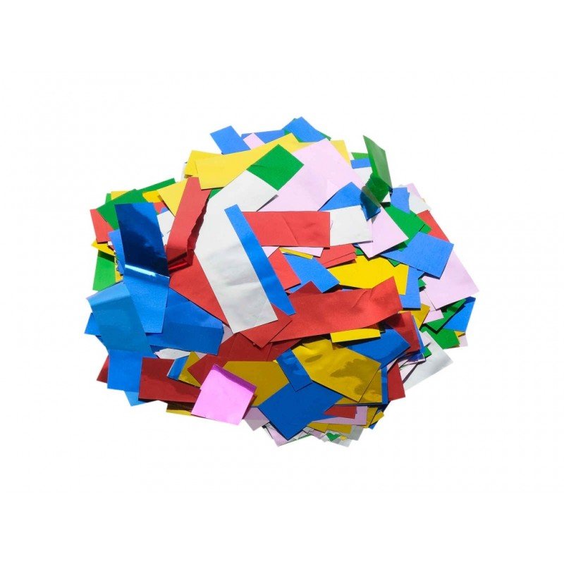 FMCMCL Конфетти металлизированное 17х55мм, разноцветный, упаковка 1 кг, LFocus