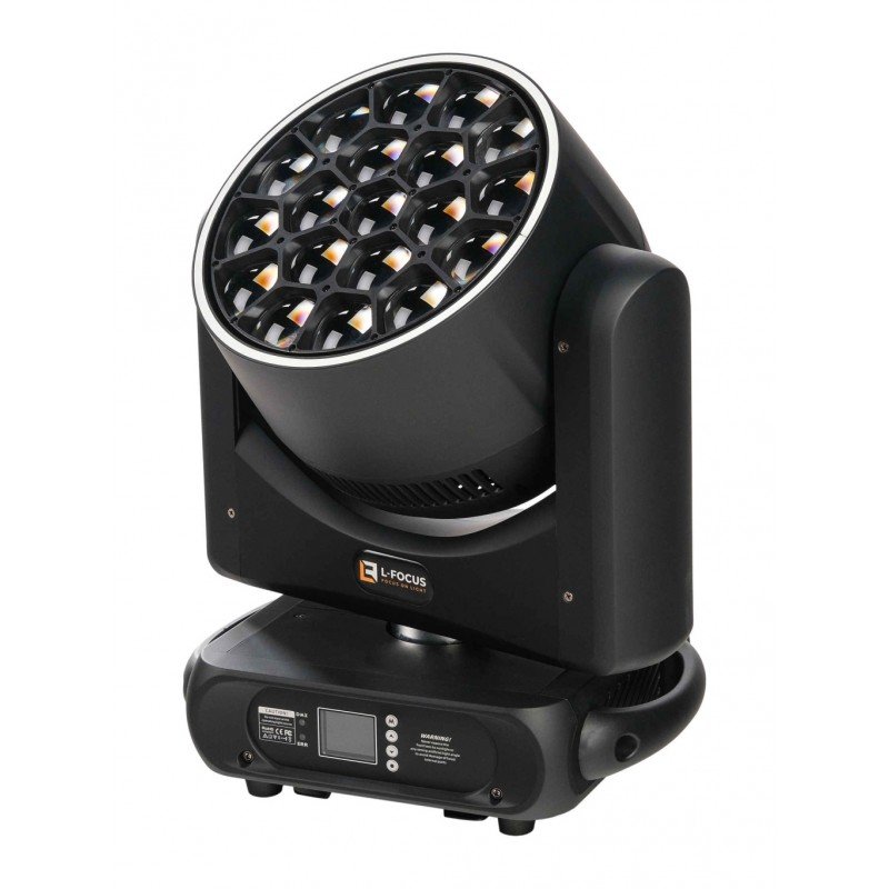 FO-1940FN Моторизованная световая "голова" RGBW, IP20, 19х40Вт+48х0.2Вт, LFocus