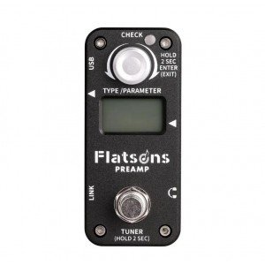 FPR1 Preamp black Педаль эффектов, Flatsons FPR1 Preamp black Педаль эффектов, Flatsons