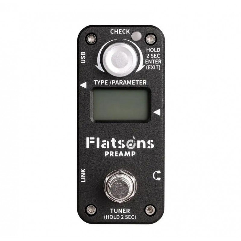 FPR1 Preamp black Педаль эффектов, Flatsons FPR1 Preamp black Педаль эффектов, Flatsons