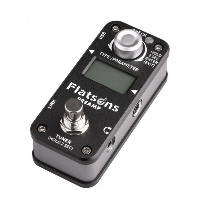 FPR1 Preamp black Педаль эффектов, Flatsons FPR1 Preamp black Педаль эффектов, Flatsons