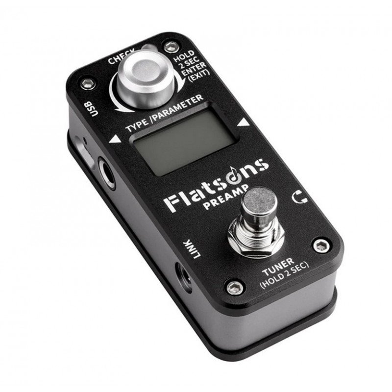 FPR1 Preamp black Педаль эффектов, Flatsons FPR1 Preamp black Педаль эффектов, Flatsons