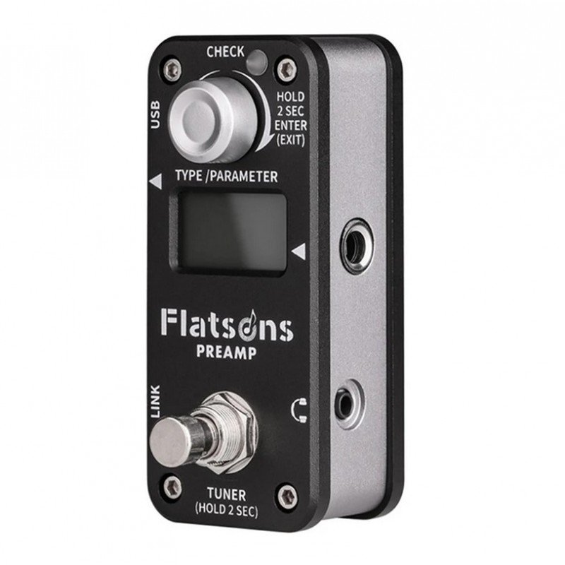 FPR1 Preamp black Педаль эффектов, Flatsons FPR1 Preamp black Педаль эффектов, Flatsons