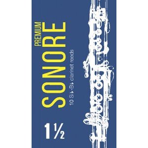 FR16C001 Sonore Трости для кларнета inB/inA № 1,5 (10шт), FedotovReeds