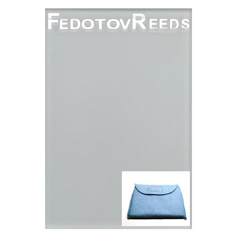 FR18AC05 Стекло для шлифовки тростей, голубой чехол, FedotovReeds