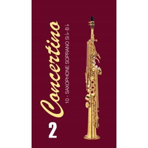 FR22SO03 Concertino Трости для саксофона сопрано No 2 (10шт), FedotovReeds FR22SO03 Concertino Трости для саксофона сопрано No 2 (10шт), FedotovReeds