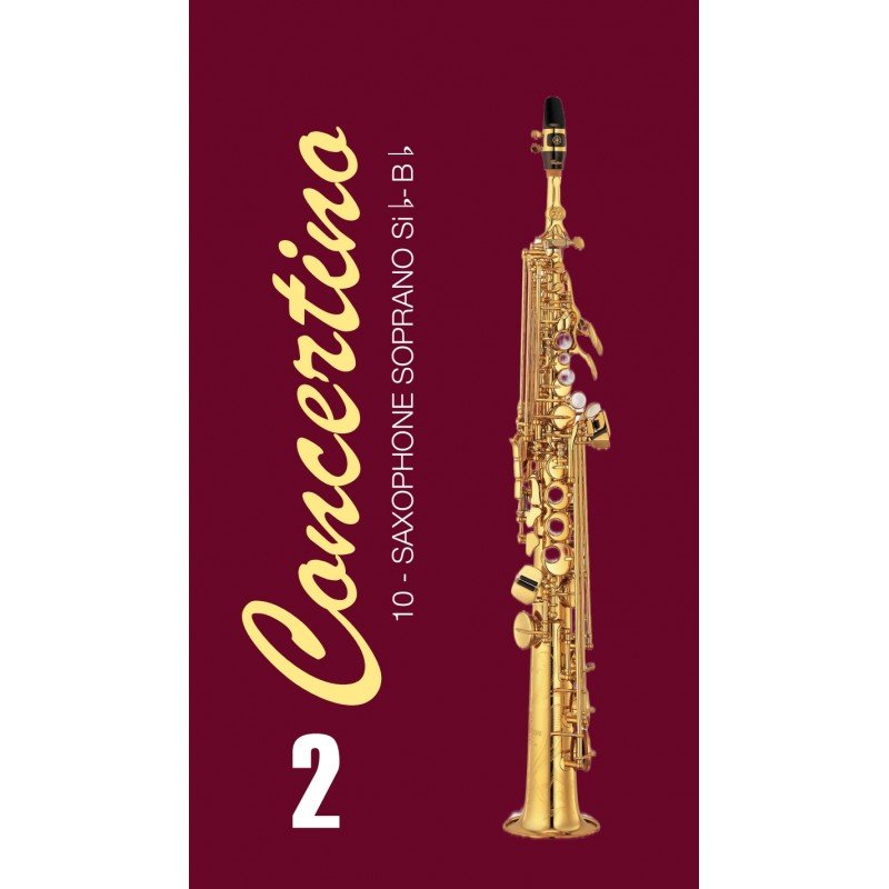 FR22SO03 Concertino Трости для саксофона сопрано No 2 (10шт), FedotovReeds FR22SO03 Concertino Трости для саксофона сопрано No 2 (10шт), FedotovReeds